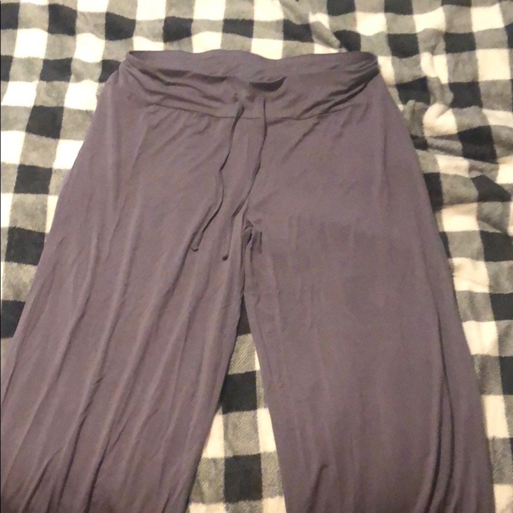 Purple/grey sweatpants